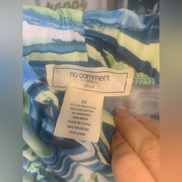 5 for$25- NWT size 3X by “No Comment” Shorts - Picture 2 of 13